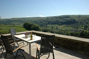 Panoramic view from the patio